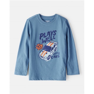 OshKosh B'gosh    Toddler Boy Race Car Graphic Tee - Blue