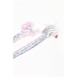 Pack de 2 clips acolchados con trenzas