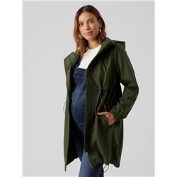 Демисезонная куртка/ветровка для беременных 3 в 1 с капюшоном со слинговставкой и вставкой для большого живота Vero Moda. Благодаря конструкции "три в одном" может использоваться после родов.  Материал: бионическая ветрозащитная и водоотталкивающая ткань