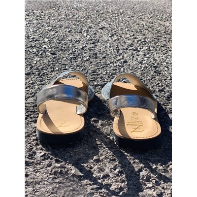 AB. Zapatos 320-5 GLITTER PLATA+GLITTER ESTRELLA