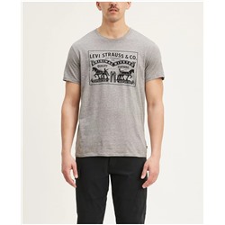 Levi's Men's 2-Horse Graphic Regular Fit Crewneck T-shirt