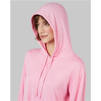 WOMEN'S COOL LONG SLEEVE HOODED T-SHIRT