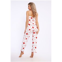 Пижама женская с брюками и топом 5734