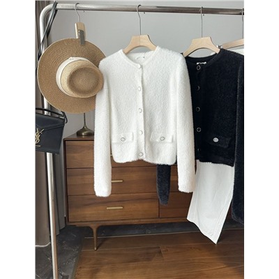 Женский пушистый кардиган