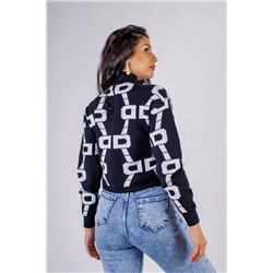 Джемпер с фиксатором Графика арт.3765