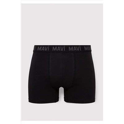 Mavi 5li Siyah Basic Boxer 0911238-900