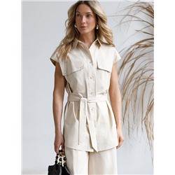 Блузка из легкого хлопкового поплина