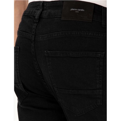 Siyah Straight Fit Jean Pantolon