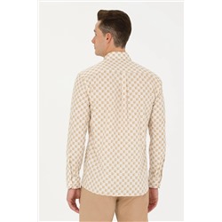 Erkek Taş Uzun Kollu Gömlek