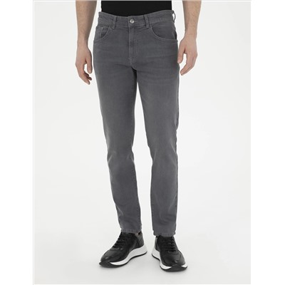 Gri Slim Fit Jean Pantolon