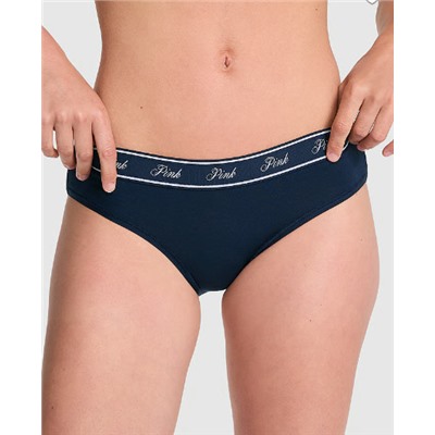 PINK Logo Cotton Hiphugger Panty