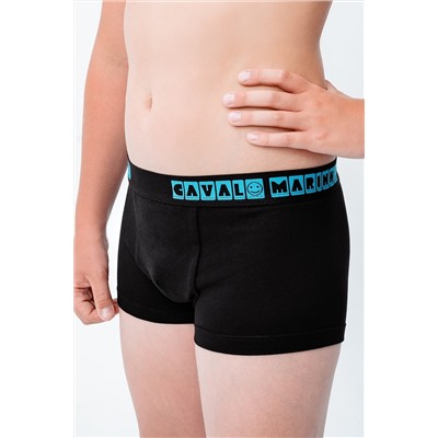 Трусы боксеры на мальчика открытая резинка БПО черный