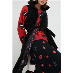 Chaleco largo acolchado