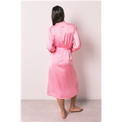 Bata midi satén rosa
