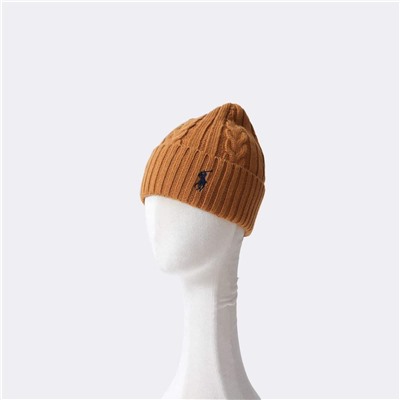 Вязаная шапка с вышивкой небольшого объема  РАЛЬ*Ф Л