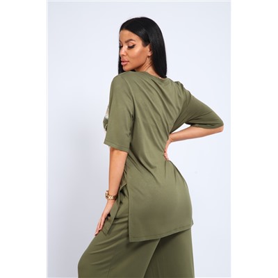 Костюм женский футболка брюки из вискозы 397