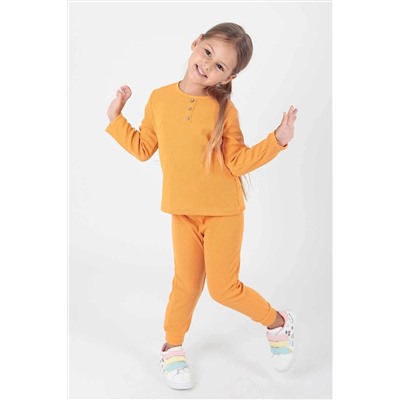 AHENGİM 2204 Kız Çocuk Düğmeli Takım 1-2-10001119