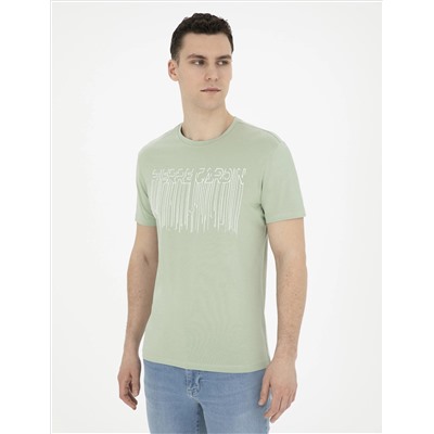 Yeşil Slim Fit Tişört