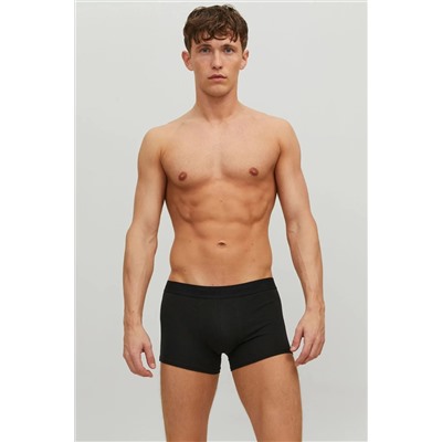 Jack & Jones JACWAISTBAND TRUNKS 3 PAC Siyah Erkek Boxer 101069440