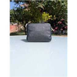 Итальянская сумка из натуральной кожи AB.Z PELLE G220 Negro