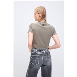 Camiseta Caqui