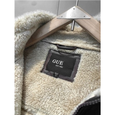 Мужская теплая куртка/дублёнка из искусственной кожи  ГЕС*С