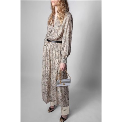 Длинное платье - Ваниль