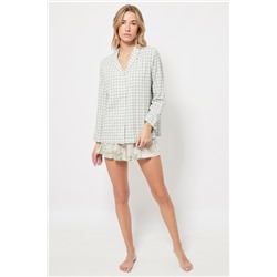 Camisa de pijama Verde agua