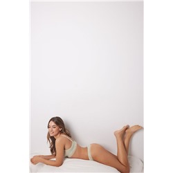 Tanga clásico plumeti encaje verde