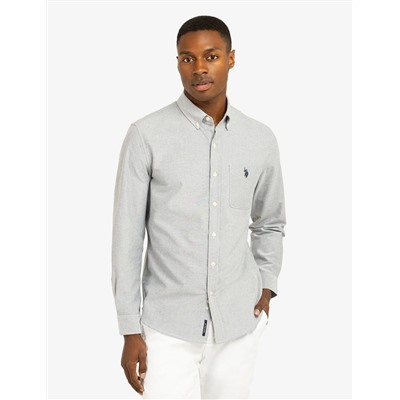 LONG SLEEVE STRETCH OXFORD SHIRT
