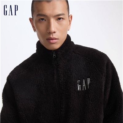 Мягкая толстовка на молнии с воротником стойкой  ГЭ*П