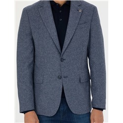 Koyu Mavi Slim Fit Ceket