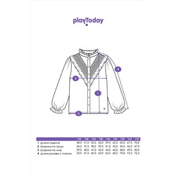 Блузка PLAYTODAY, 1128310
