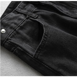 Трендовые джинсы с имитацией завязанной рубашки на бёдрах   Экспорт