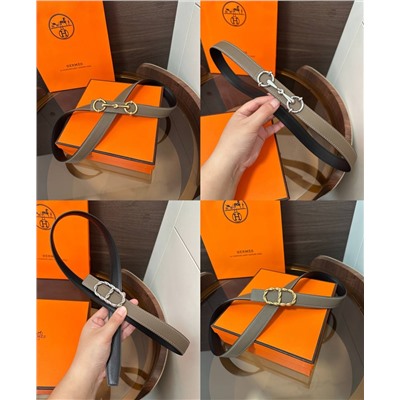 Женский двухсторонний ремень  Herme*s