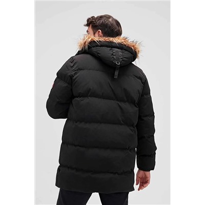 Bad Bear Erkek Mont Kaban Pathfınder Coat B-1 Erkek Mont 20.02.13.2022-1SIYAH
