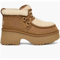 Classic New Heights Genuine Shearling Lace-Up Bootie (Women) UGG®