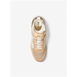 MICHAEL MICHAEL KORS Wilma Two-Tone Logo Trainer