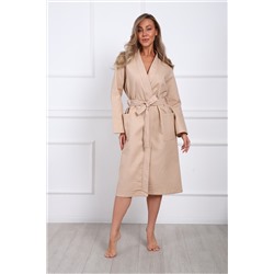 Халат вафельный женский