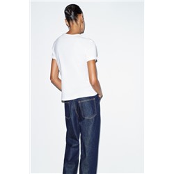 CAMISETA ESTAMPACIÓN METALIZADA