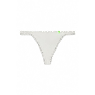 Tanga Seamless encaje blanca