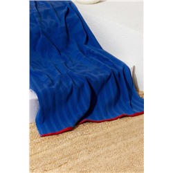 Fasseur %100 Pamuk Plaj Havlusu - Mavi - 70x150 cm