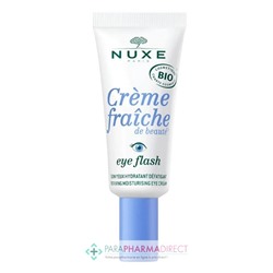 Nuxe Crème Fraiche de Beauté - Eye Flash - Soin Yeux Hydratant Défatigant BIO 15ml