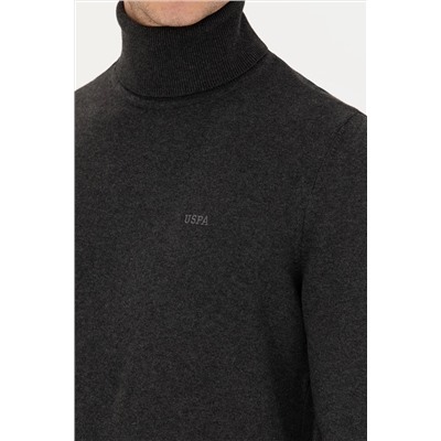 Erkek Antrasit Melanj Basic Kazak