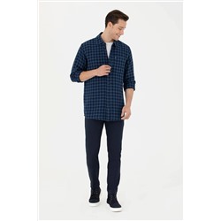 Erkek Mavi Jean Gömlek