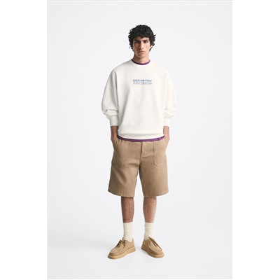 SUDADERA TEXTO ESTAMPADO