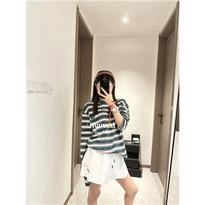 Симпатичный лонгслив Miu Mi*u 💚 Реплика 1:1