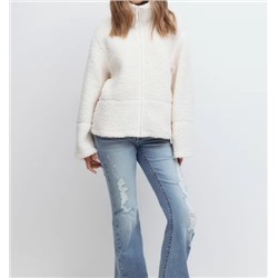 Плюшевая флисовая куртка с молнией. Экспорт