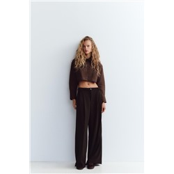 CROPPED POPLIN SHIRT