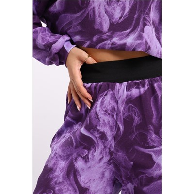 83916 костюм женский с брюками и кроп-топом